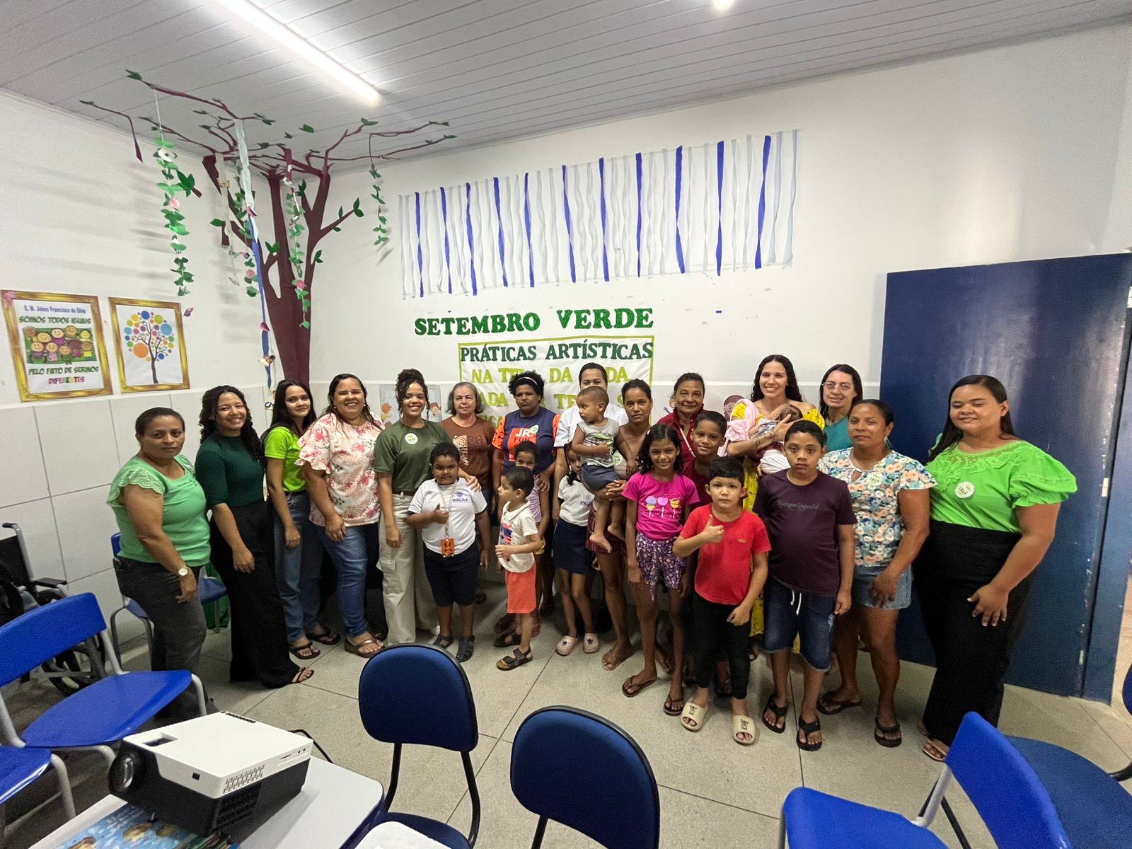 Setembro Verde: Escola Jabes Francisco promove ação com mães e crianças TEA durante a Semana da Pessoa com Deficiência